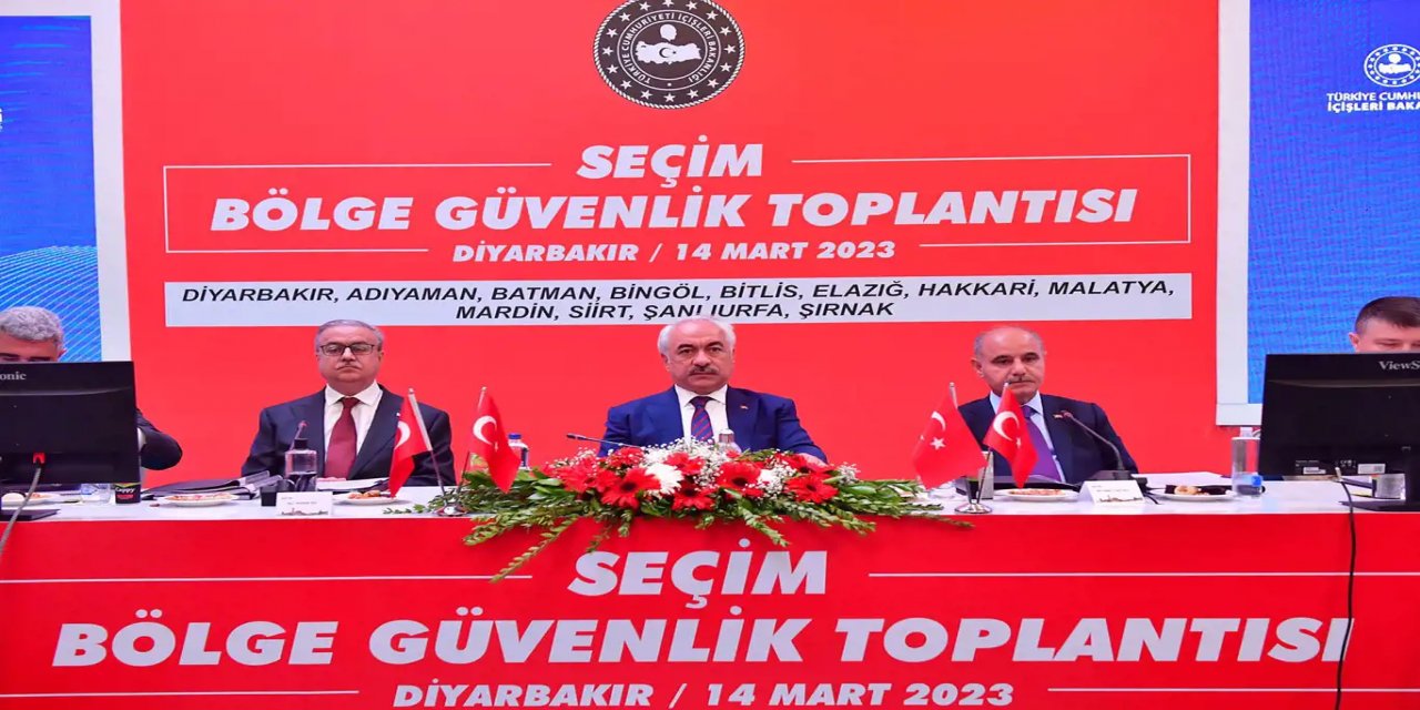 Diyarbakır'da seçim güvenlik toplantısı düzenlendi