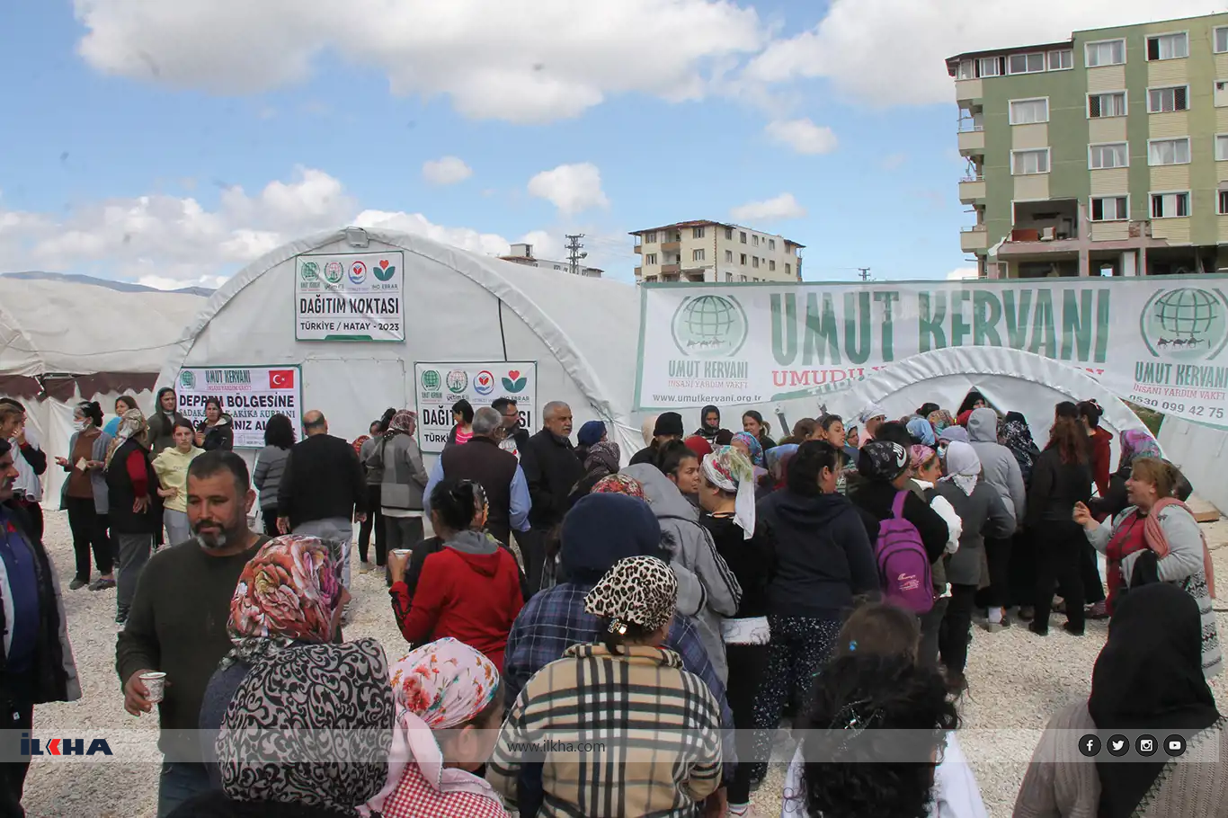 Depremzedeler ihtiyaçlarını Umut Kervanı aracılığıyla tedarik ediyor