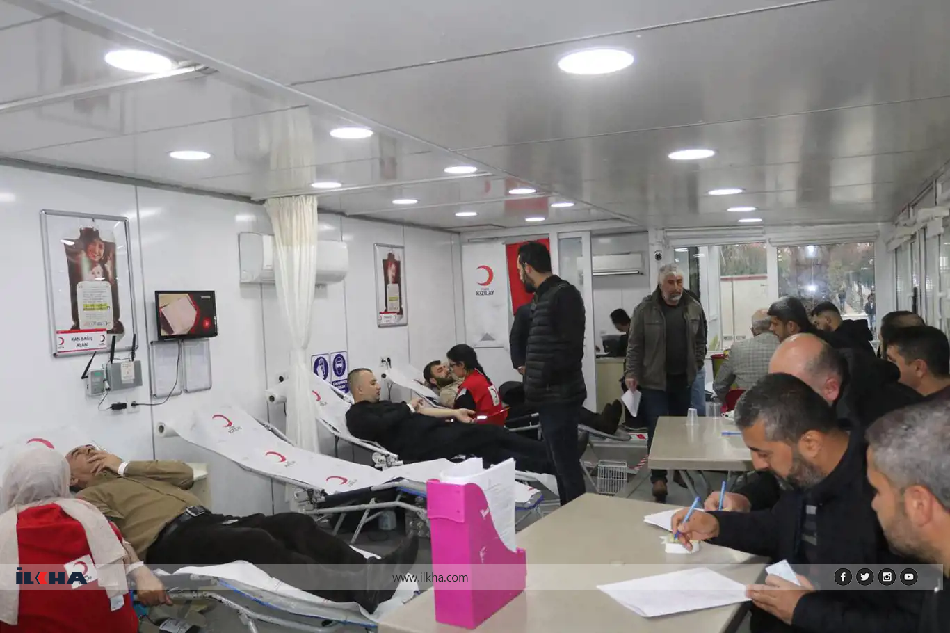 HÜDA PAR Bismil İlçe Başkanlığı kan bağışında bulundu