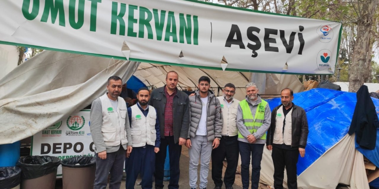 Çınar Umut Kervanı Adıyaman'da iftar yemeği verdi