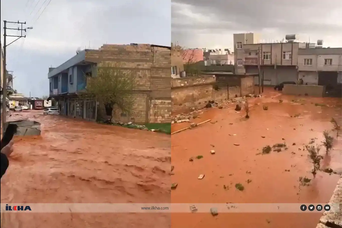 Li Rihayê baraneke  gur û zêde barîya