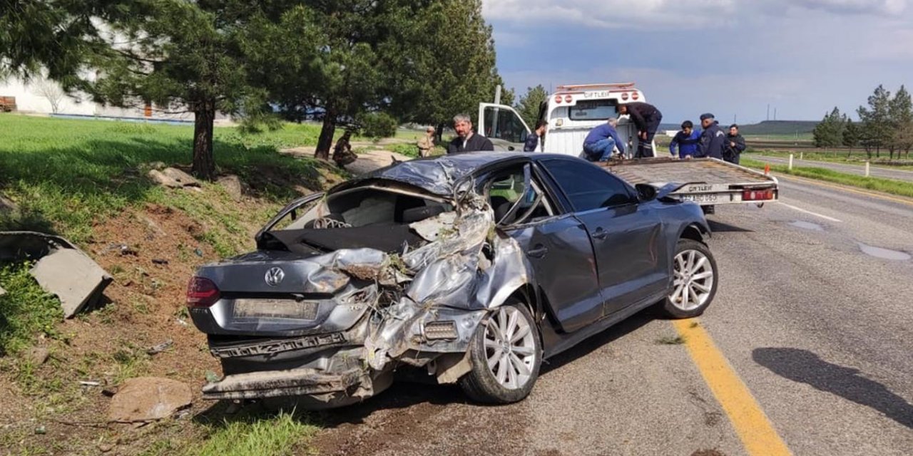 Çınar'da trafik kazası: 2 yaralı