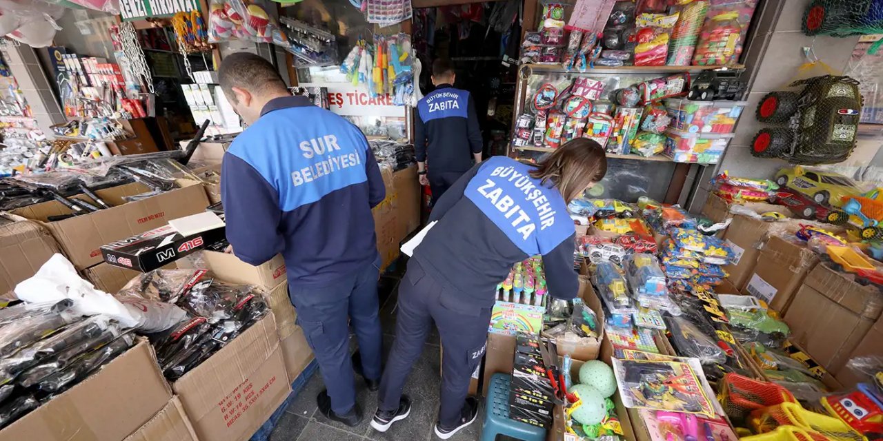 Diyarbakır'da bayram öncesi maytap ve çatapat denetimi