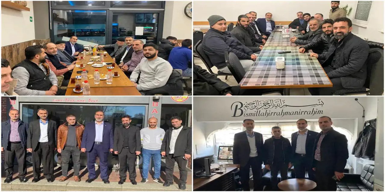 Heyeta HUDA PARê li Ewrûpayê bi hilbijêrên xwe re hat ba hev