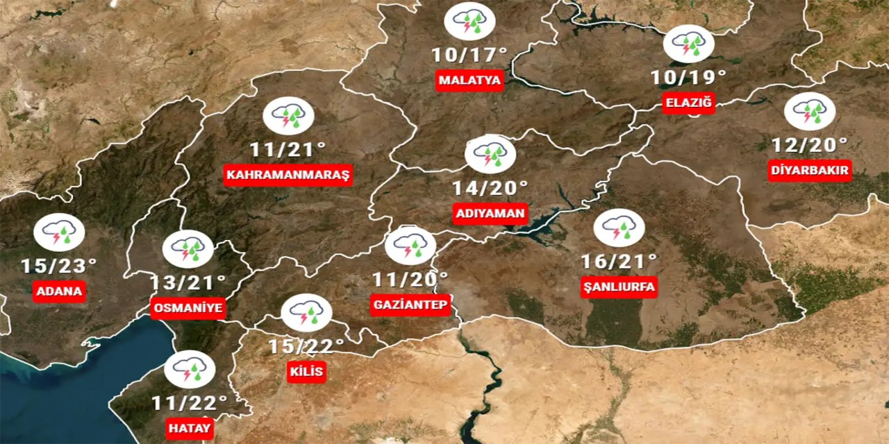 Deprem bölgesinde yerel kuvvetli yağışlar bekleniyor