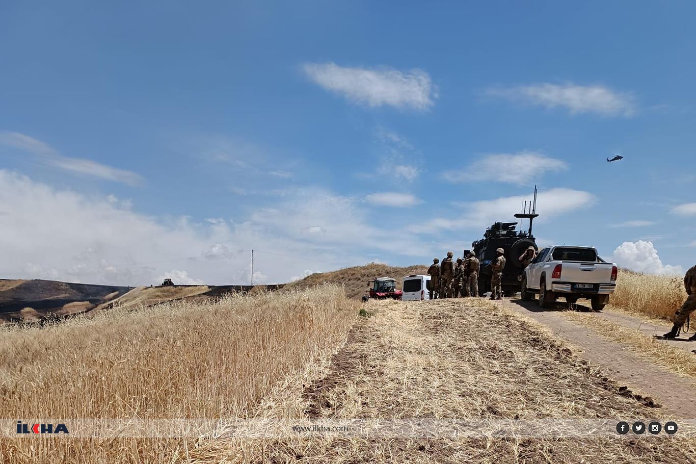 Li Bismila Dîyarbekirê derheqê pevçûna erd de 5 kes hatin binçavkirin
