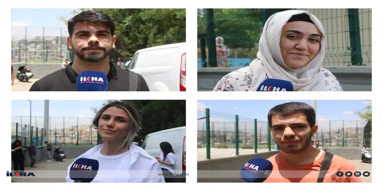 Xwendekarên ku ketin îmtîhana YKSê hêstrên xwe parve kirin