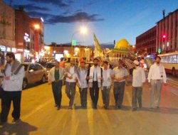 Konya'da Kudüs için meşaleli yürüyüş