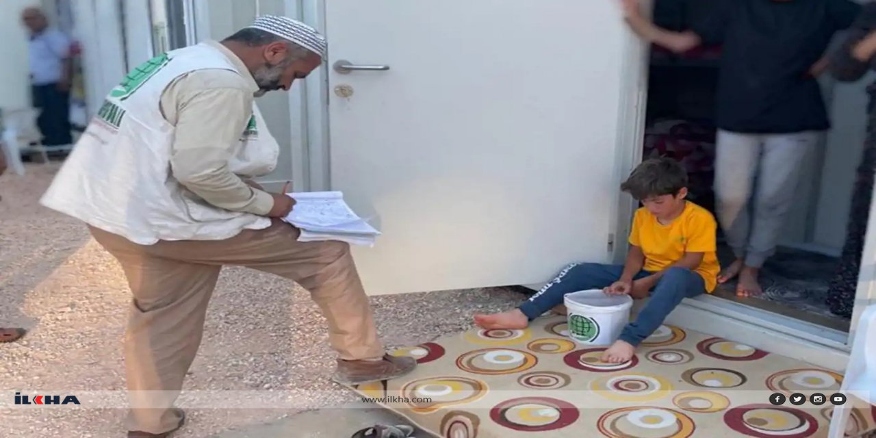 Umut Kervanı depremzedelere kavurma dağıttı