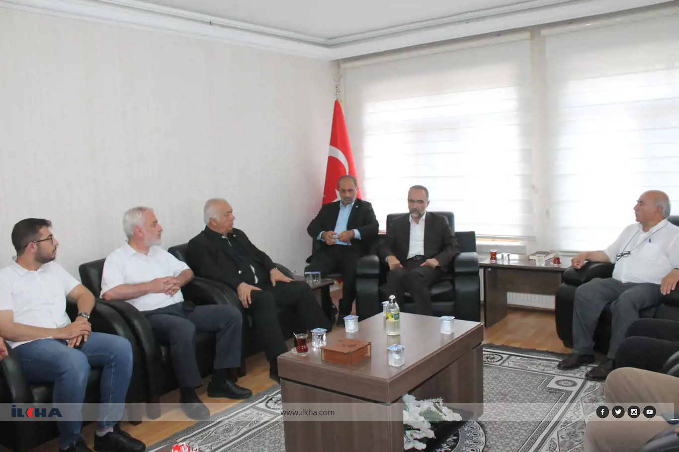 STK temsilcileri HÜDA PAR Genel Merkezi’ne taziye ziyaretinde bulundu