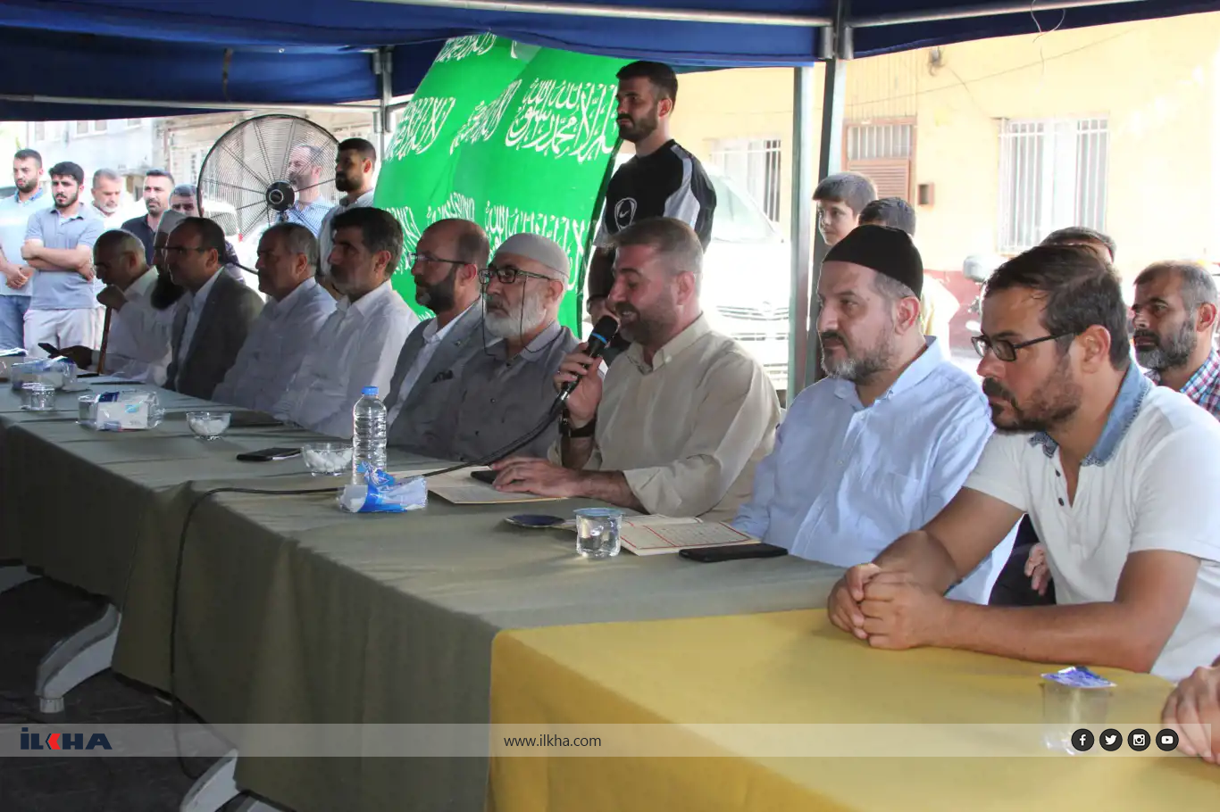 Taziyenin son gününde şehid Sacit Pişgin için mevlid verildi