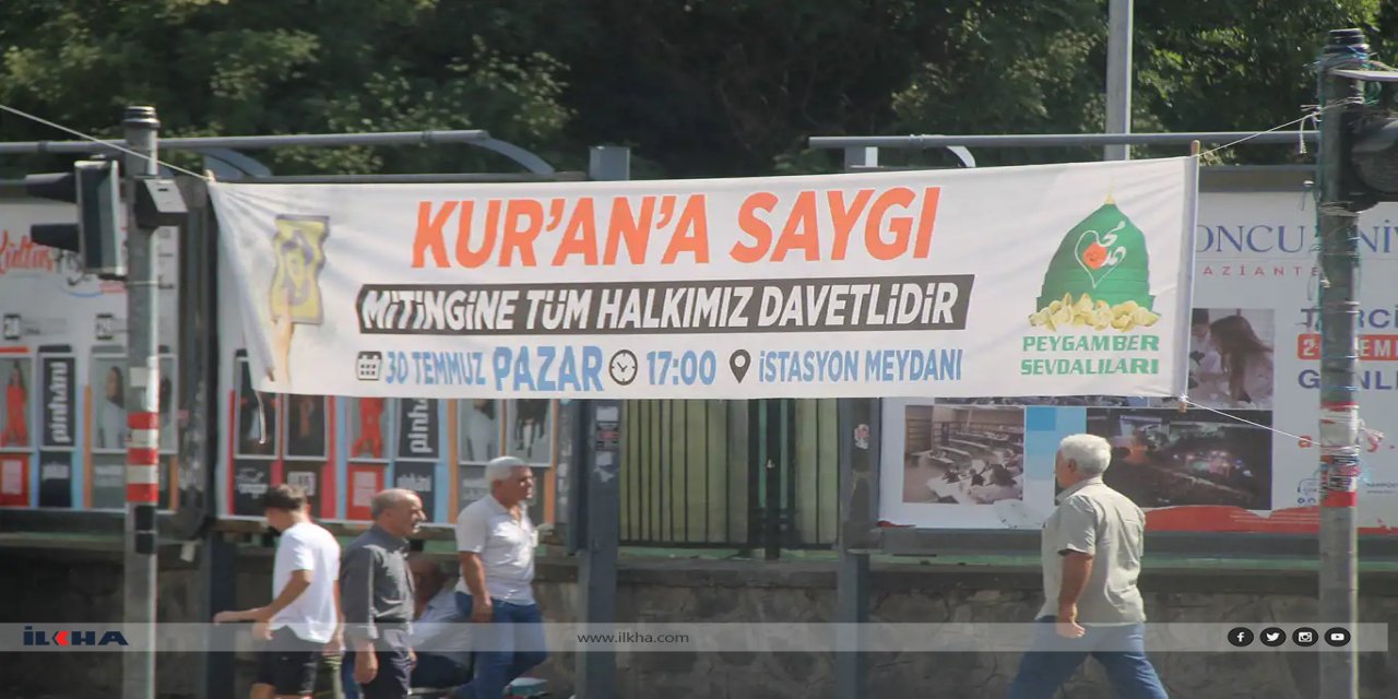 Diyarbakır'daki STK'lardan "Kur'an'a Saygı Mitingi"ne davet