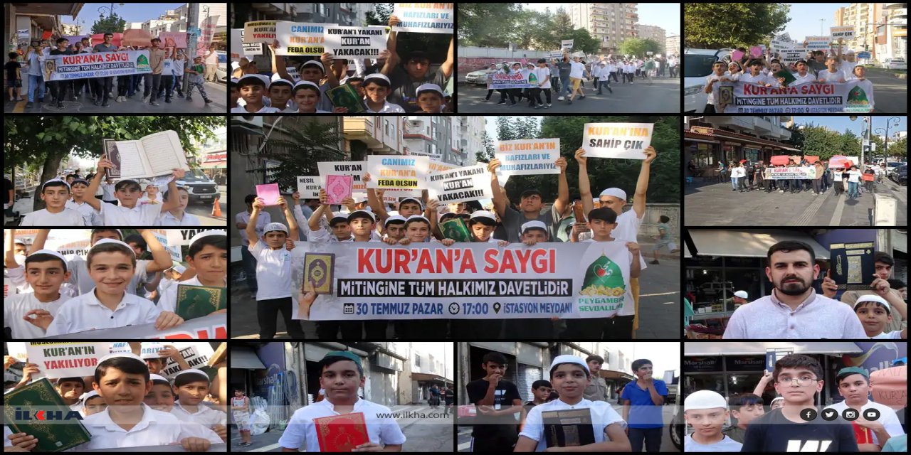 Diyarbakırlı gençler: Kur'an'a uzanan eller kırılsın