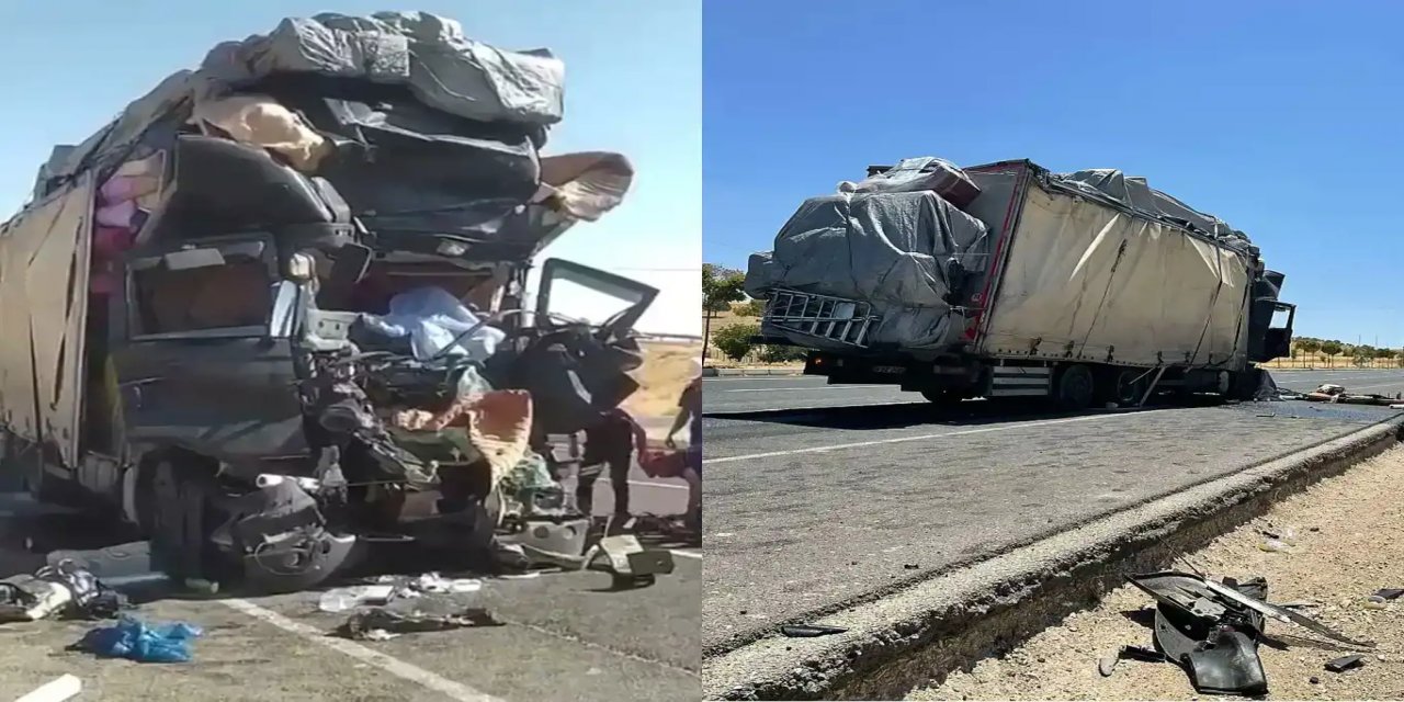 Mardin Mazıdağı'nde kamyon tıra çarptı: Bir ölü 2 yaralı