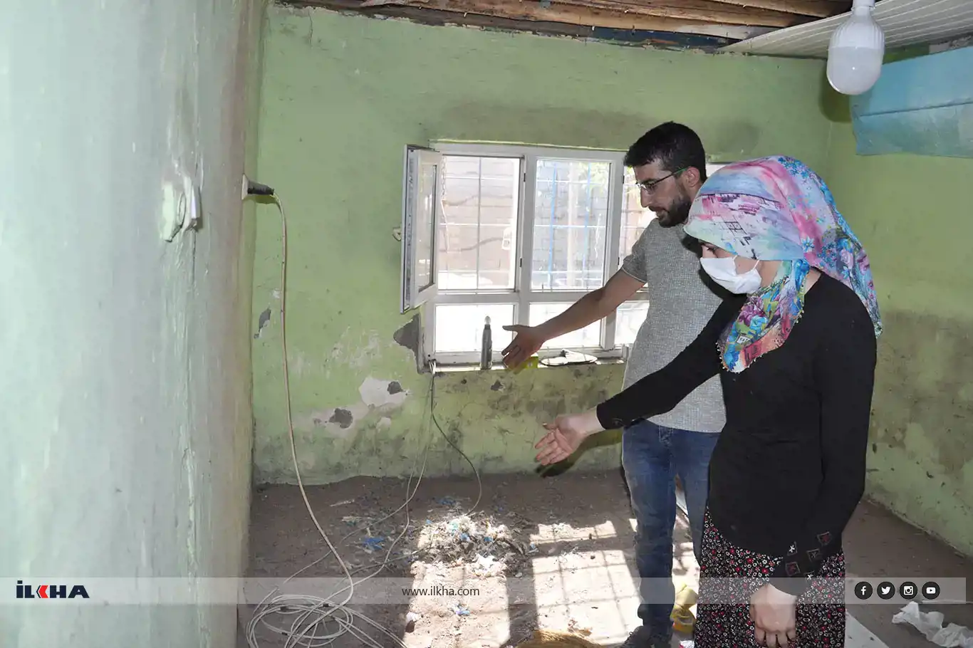 Malbata ku xanîyê wan li ber xerabûnê ye li hêvîya alîkarîyê ne