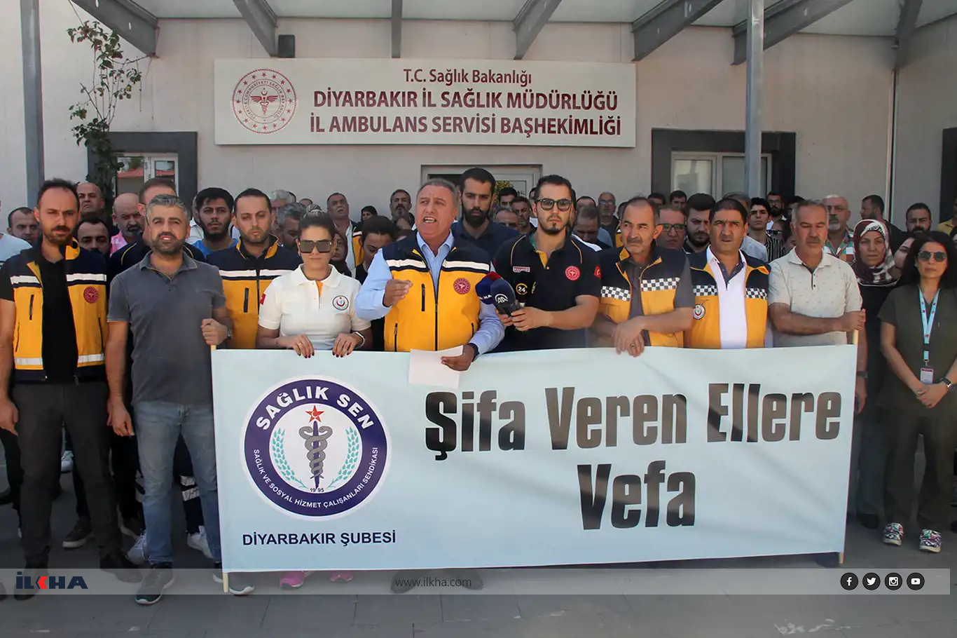 Diyarbakır'da sağlık çalışanlarına yapılan saldırı kınandı