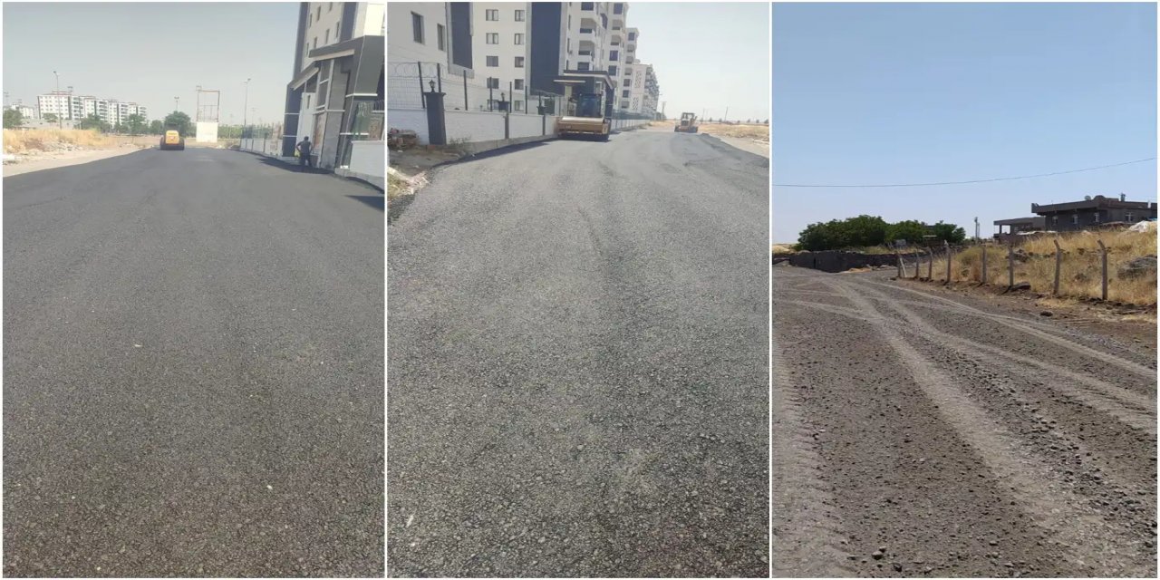 Bağlar Belediyesi'nden kırsala yeni yollar, merkeze asfaltlama çalışması