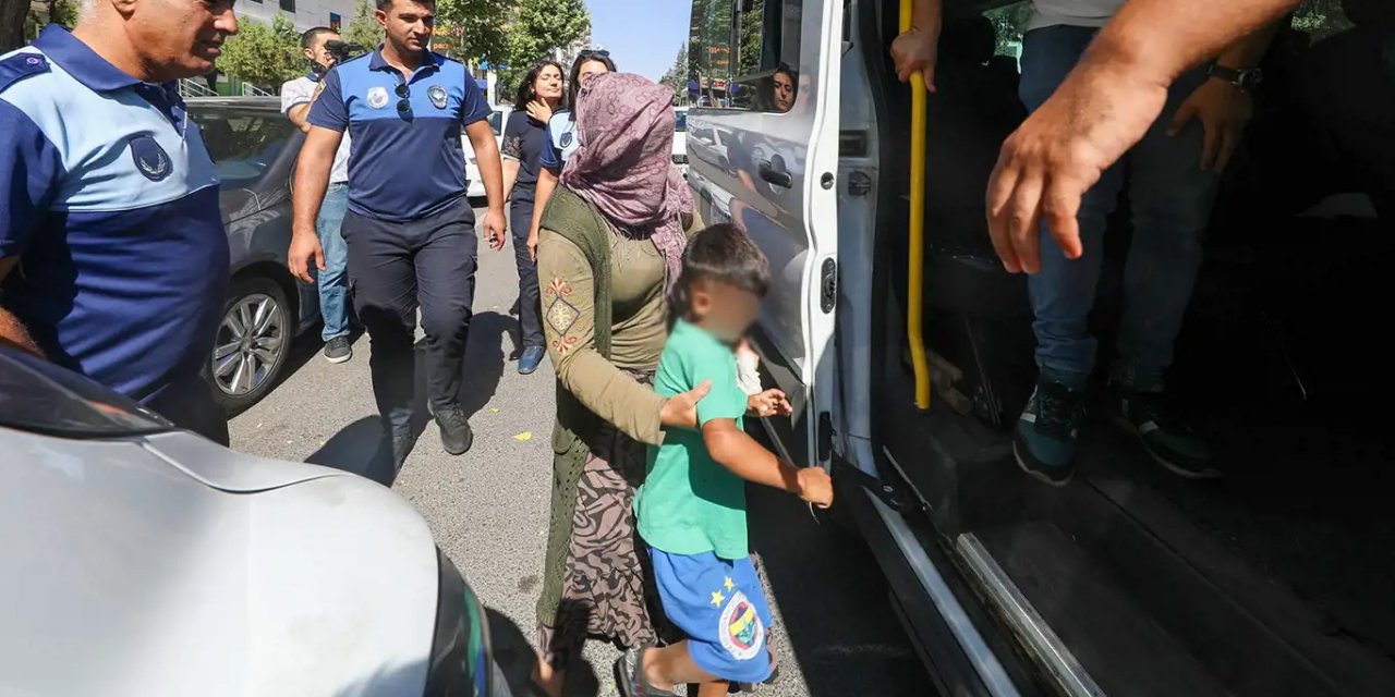 Diyarbakır'da dilencilere yönelik denetim gerçekleştirildi