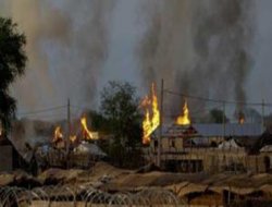 Sudan'da askeri helikopter yere çakıldı