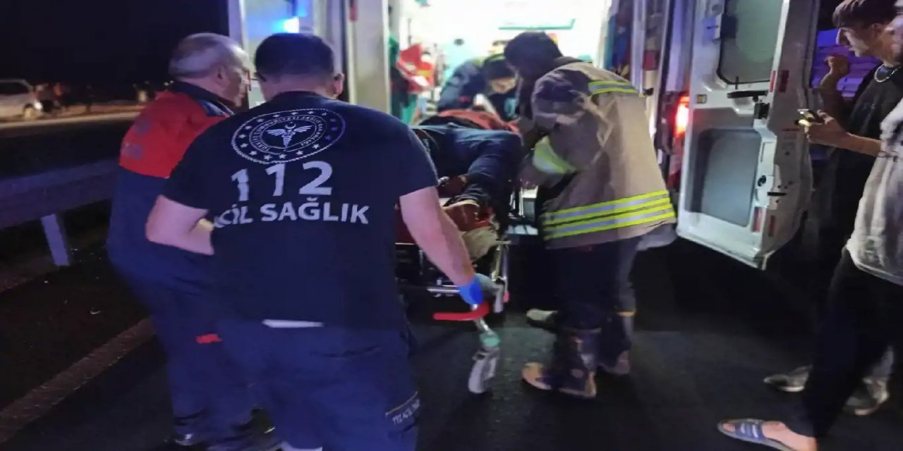 Nusaybin’de 2 tır çarpıştı: Bir ağır yaralı