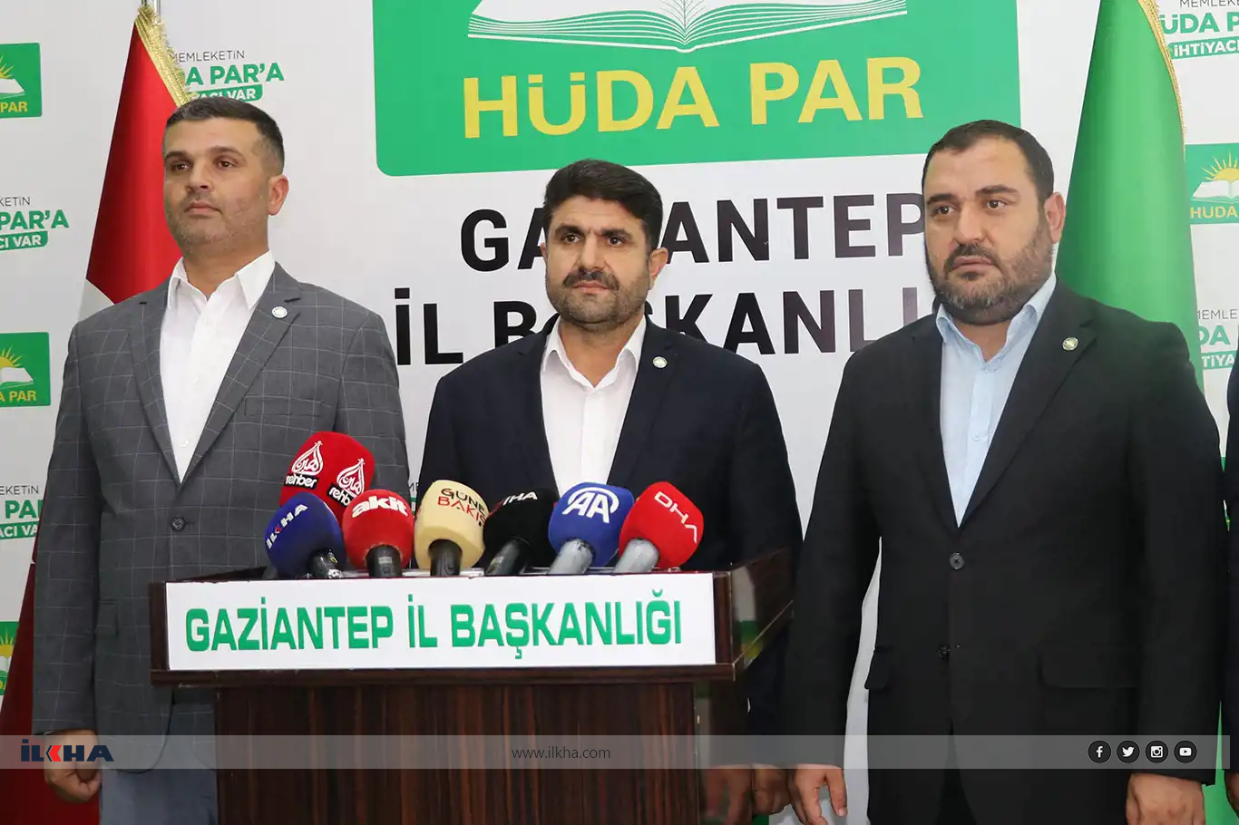 HÜDA PAR Gaziantep İl Başkanı Göçer: Partimiz yeniden hedef gösterilmektedir