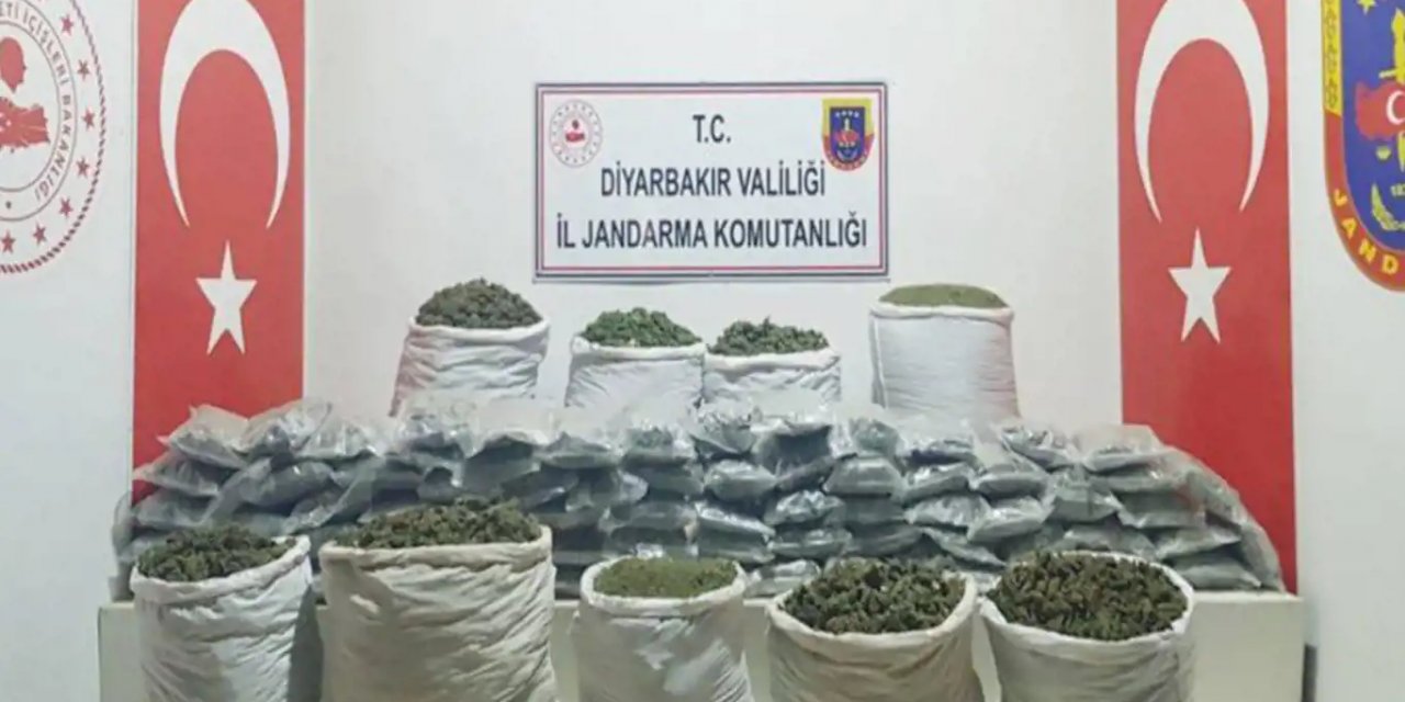 Diyarbakır'da yüklü miktarda uyuşturucu ele geçirildi