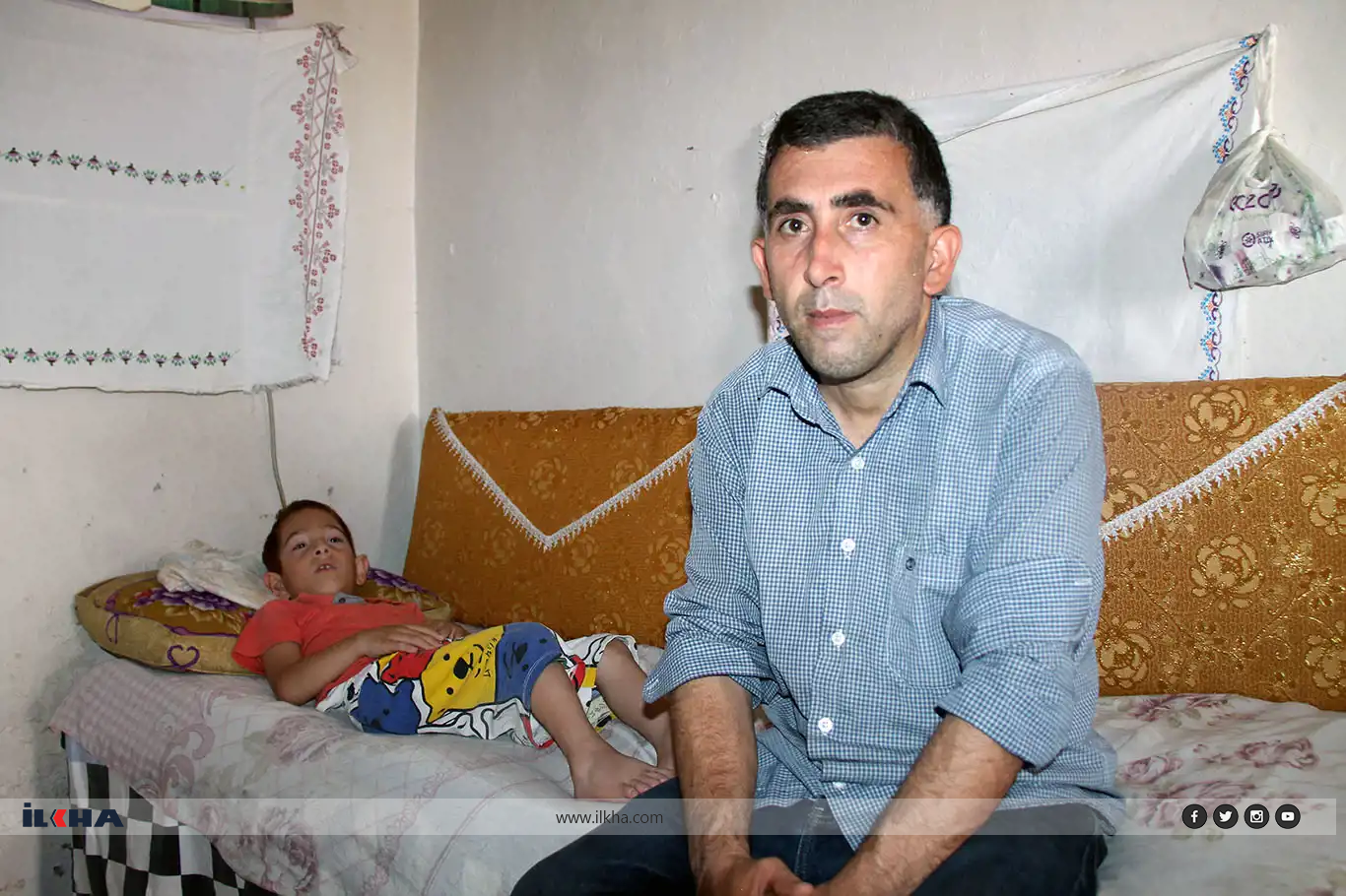 Çaresiz baba "Serebral Palsi" hastası evladına uzanacak yardım elini bekliyor