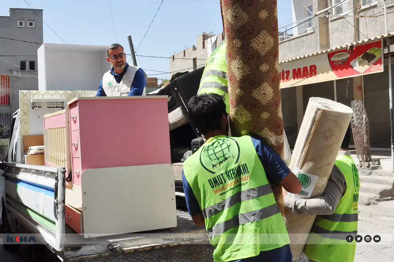 Karwanê Hêvîyê alîkarîyê xwe didomîne