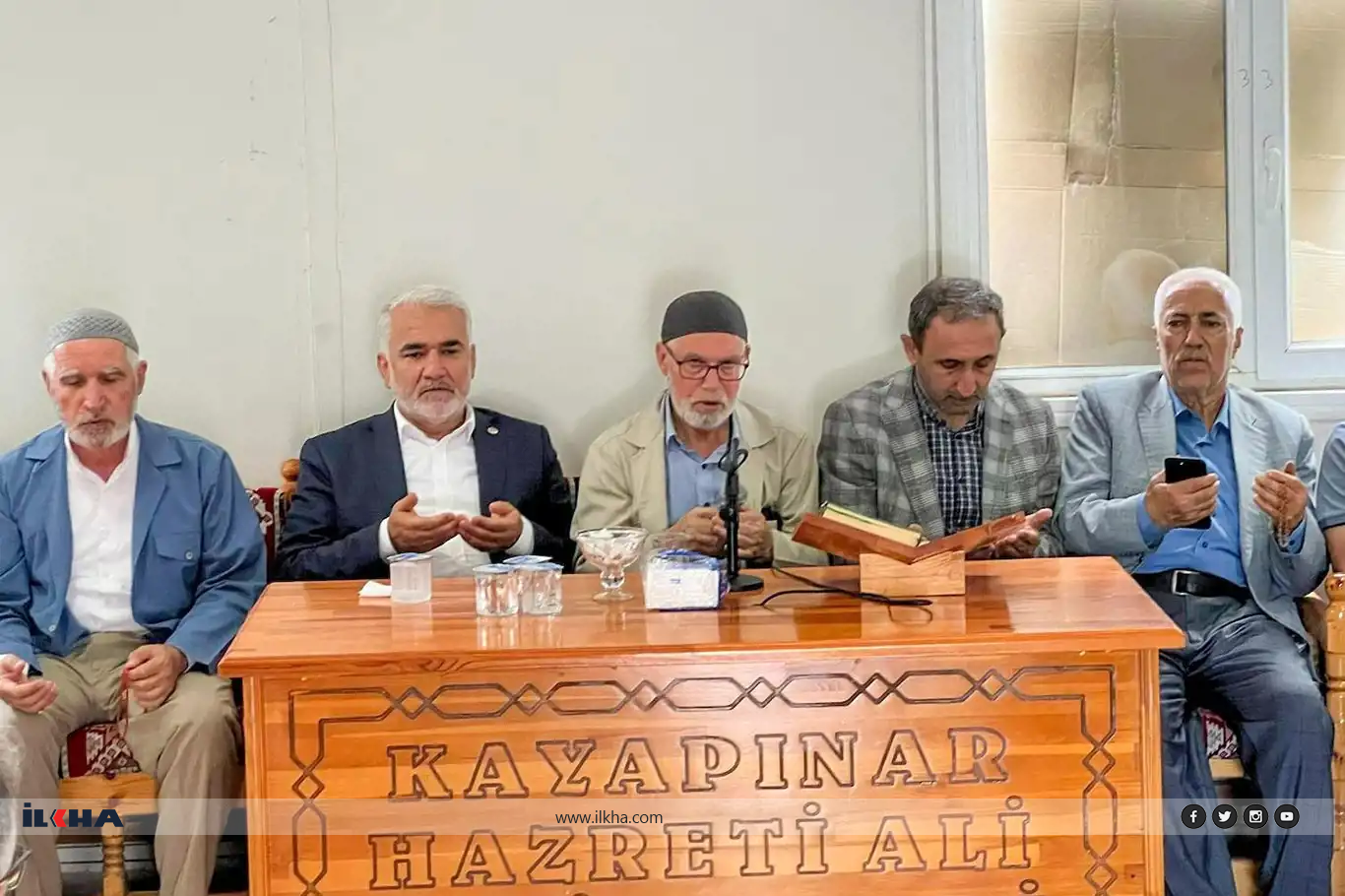 HÜDA PAR Genel Başkanı Yapıcıoğlu, Yılmaz ailesinin taziyesine katıldı