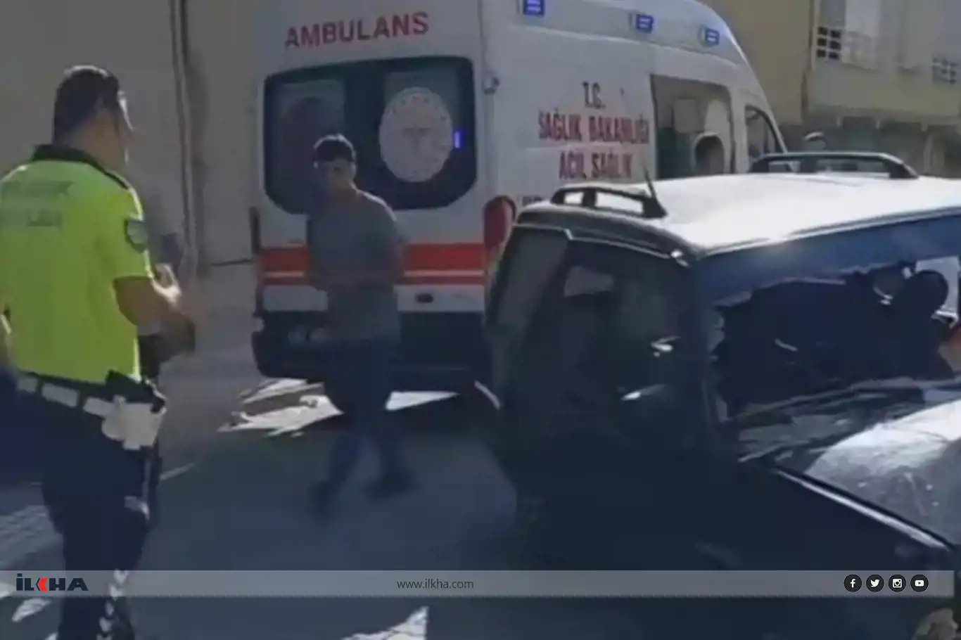 Li Mêrdînê qezaya trafîkê: Birîndarek