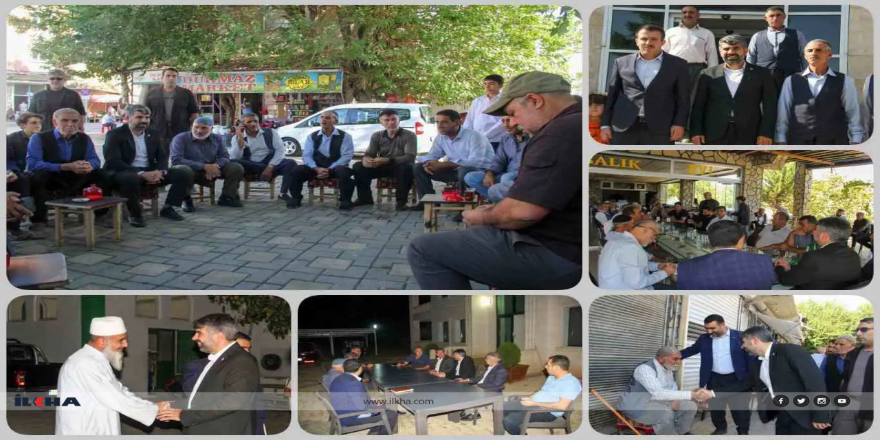 HÜDA PAR Milletvekili Faruk Dinç Diyarbakır'ın Dicle ilçesinde halkla buluştu