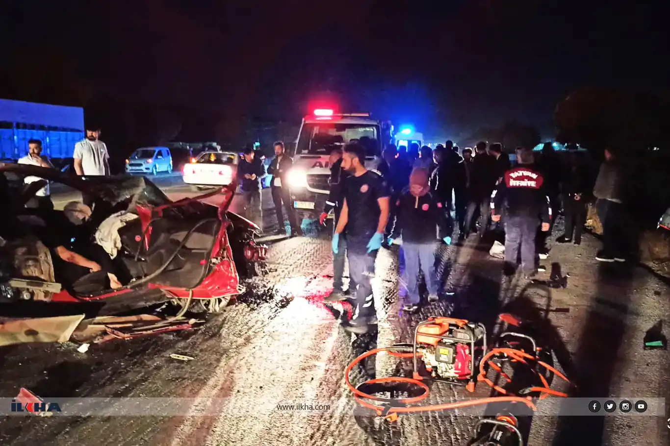 Li Bîdlîsê qezaya zîncîrî: 1 mirî, 4 birîndar