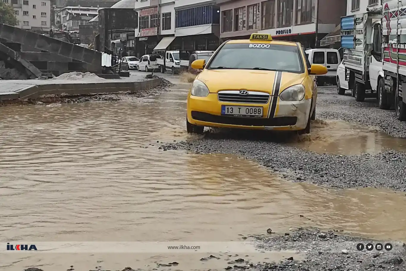 Li Bedlîsê baran jîyanê bi xerabî tesîrdar kir