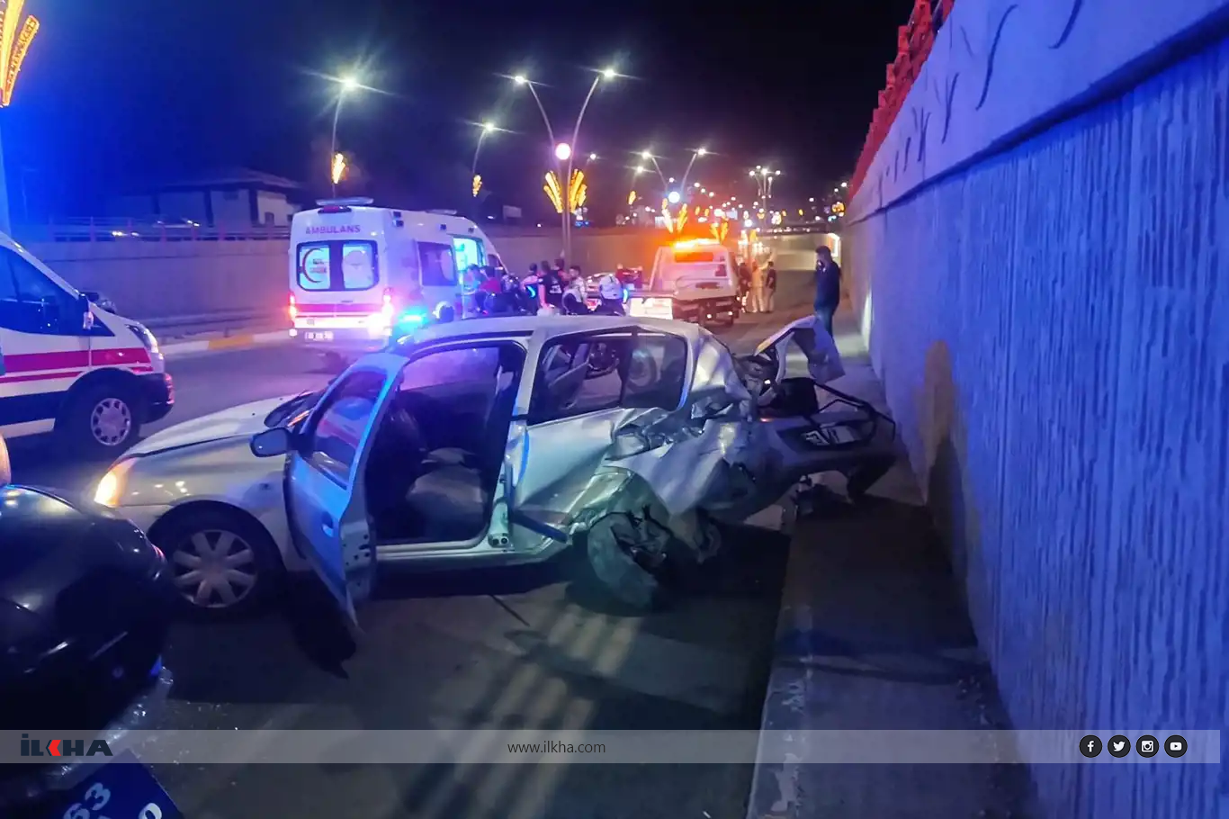 Şanlıurfa-Diyarbakır yolunda zincirleme kaza: 3 yaralı