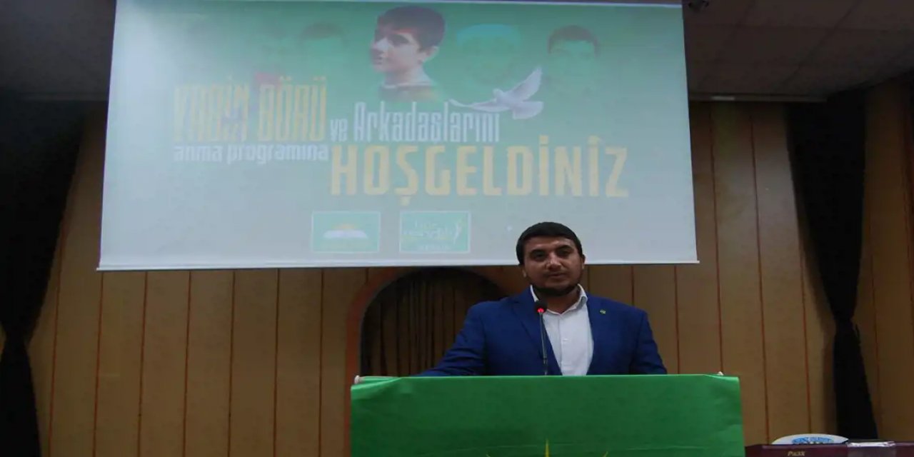 Şehid Yasin Börü ve arkadaşları Mersin'de yad edildi