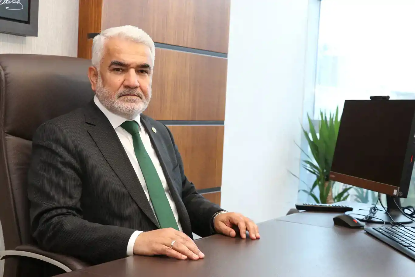 Serokê Giştî yê HUDA PARê Yapicioglu bi rojeva Fîlîstînê ew ê bi serokên giştî yê 3 partîyan re hevdîtinê bike