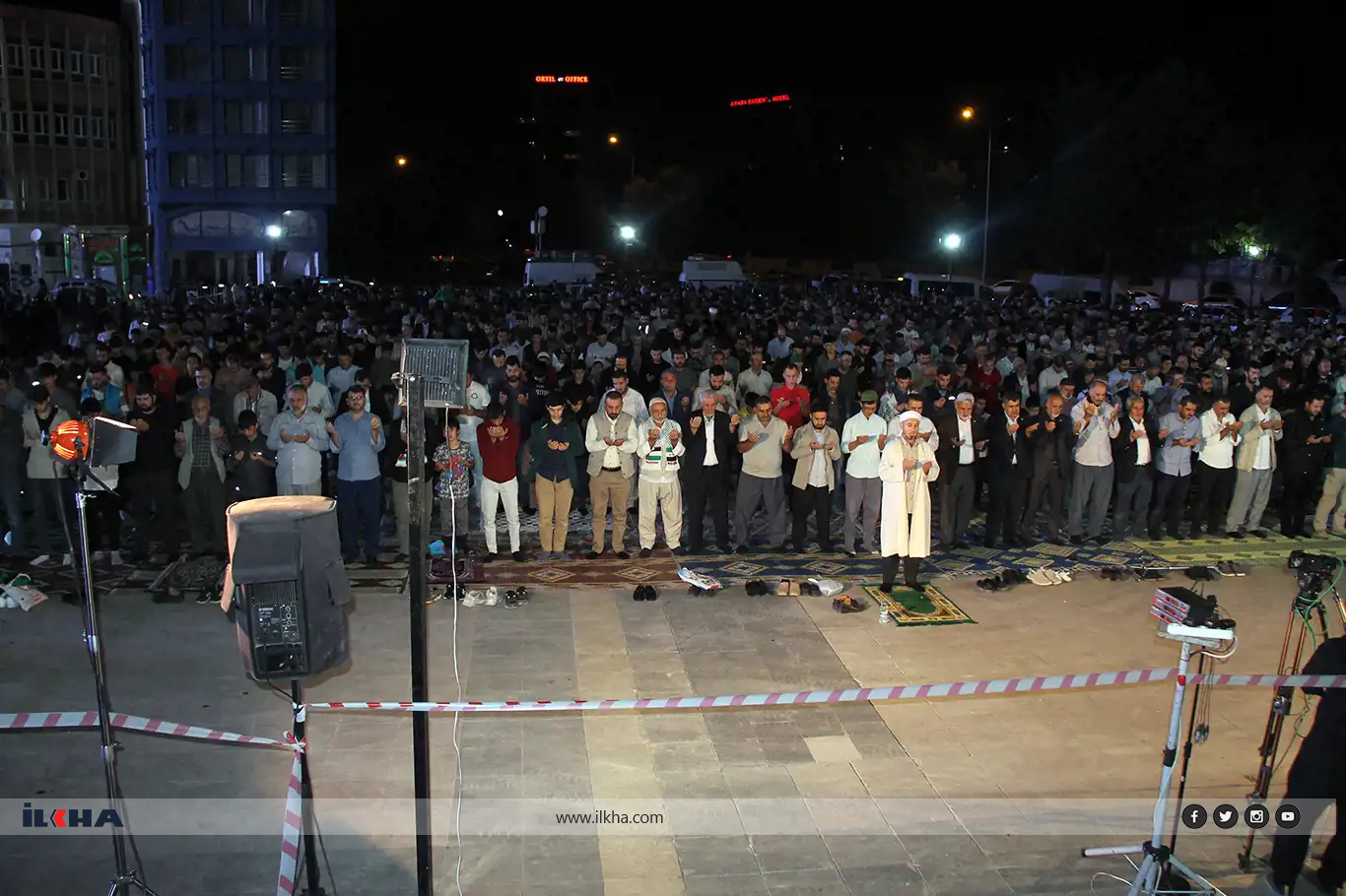 Diyarbakır bu akşam da Mescid-i Aksa davasına olan ahde vefasını yeniledi