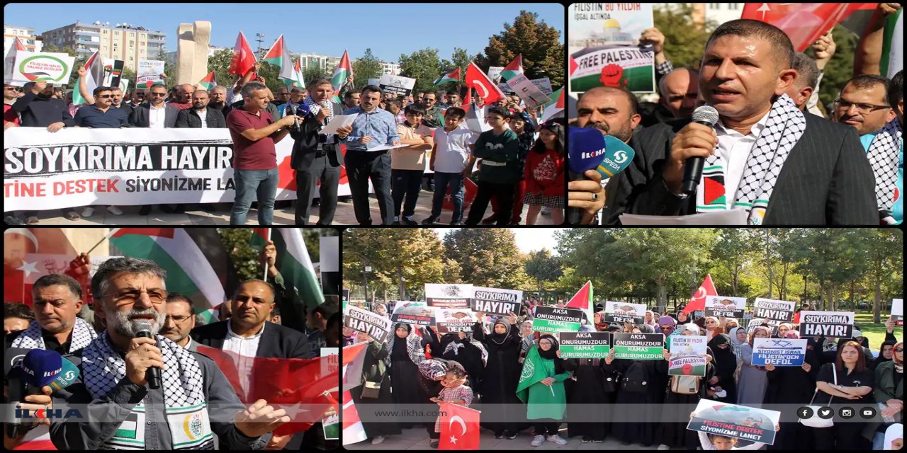 Diyarbakır'daki STK'lar: İsrail bir devlet değil, emperyalizm tarafından kurulmuş terör örgütüdür