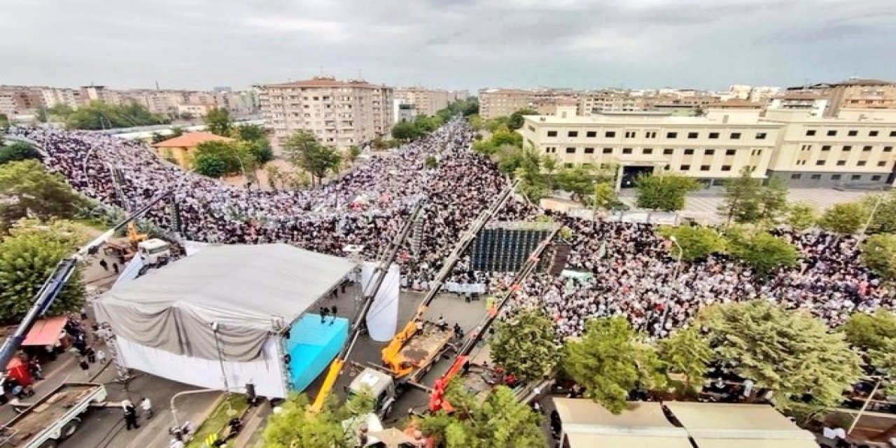 Diyarbakır'dan Aksa Tufanı'na kitlesel destek