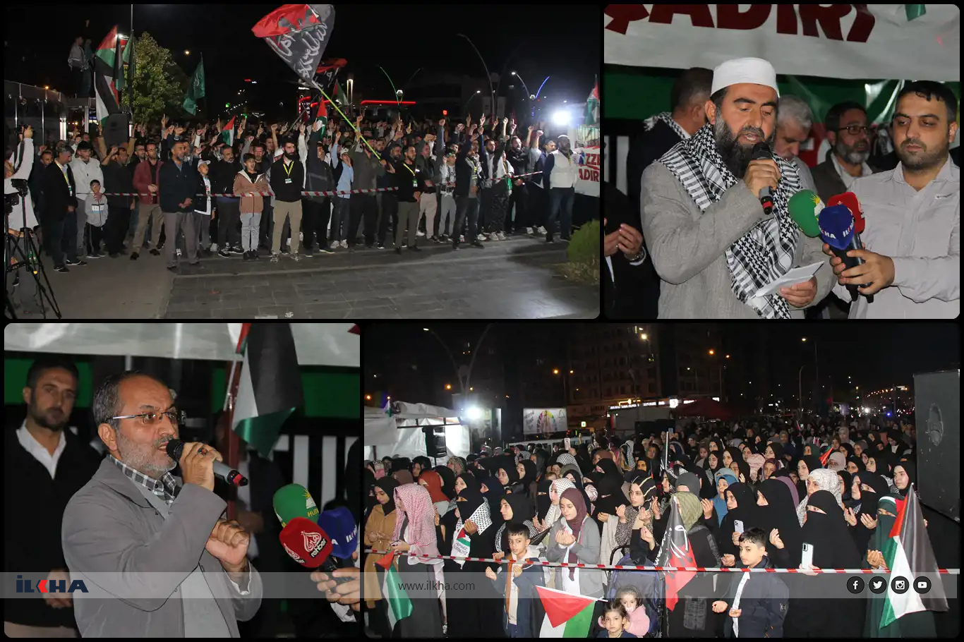 Diyarbakır Kudüs için meydanlara akın etti