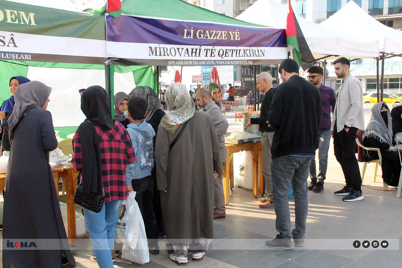 Diyarbakır'da Filistin yararına kermes açıldı