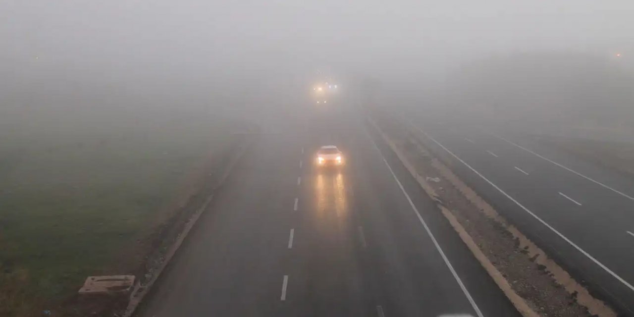Diyarbakır-Şanlıurfa Karayolunda yoğun sis