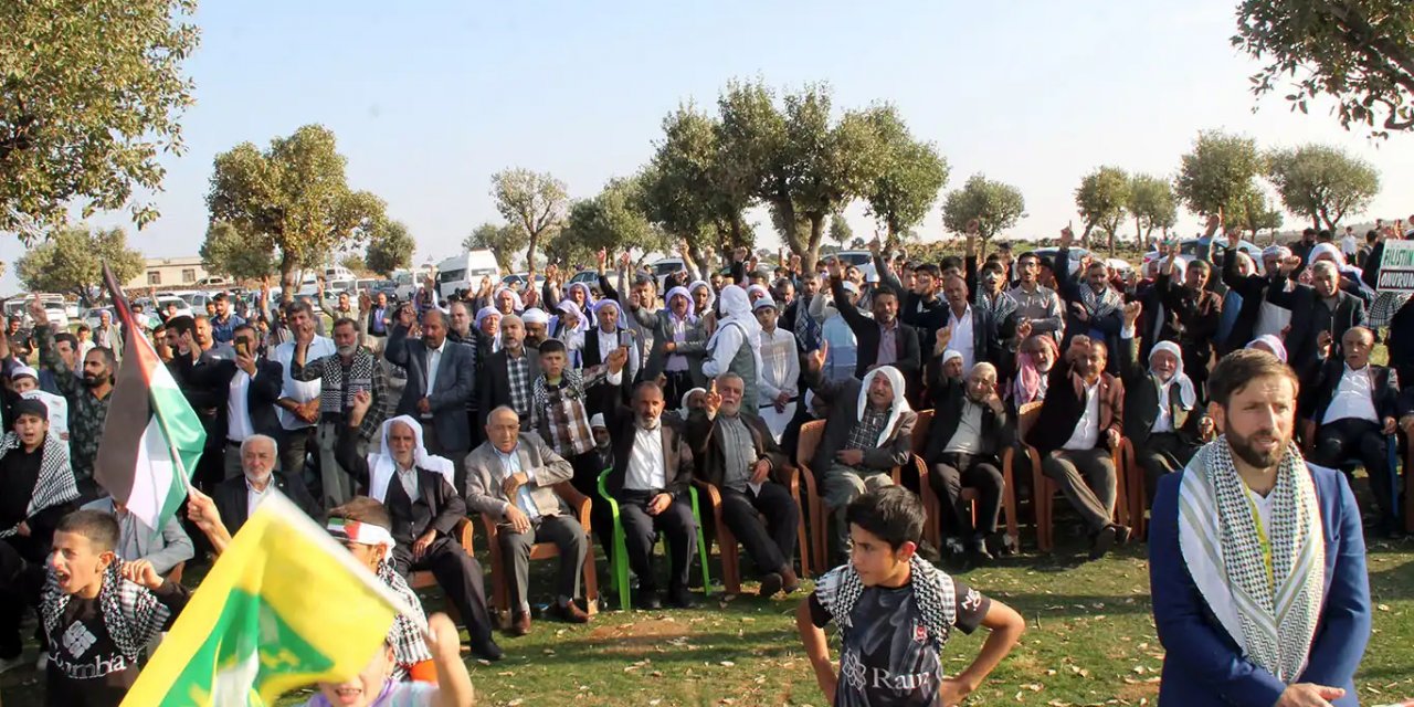 Karacadağ'da Filistin için program düzenlendi