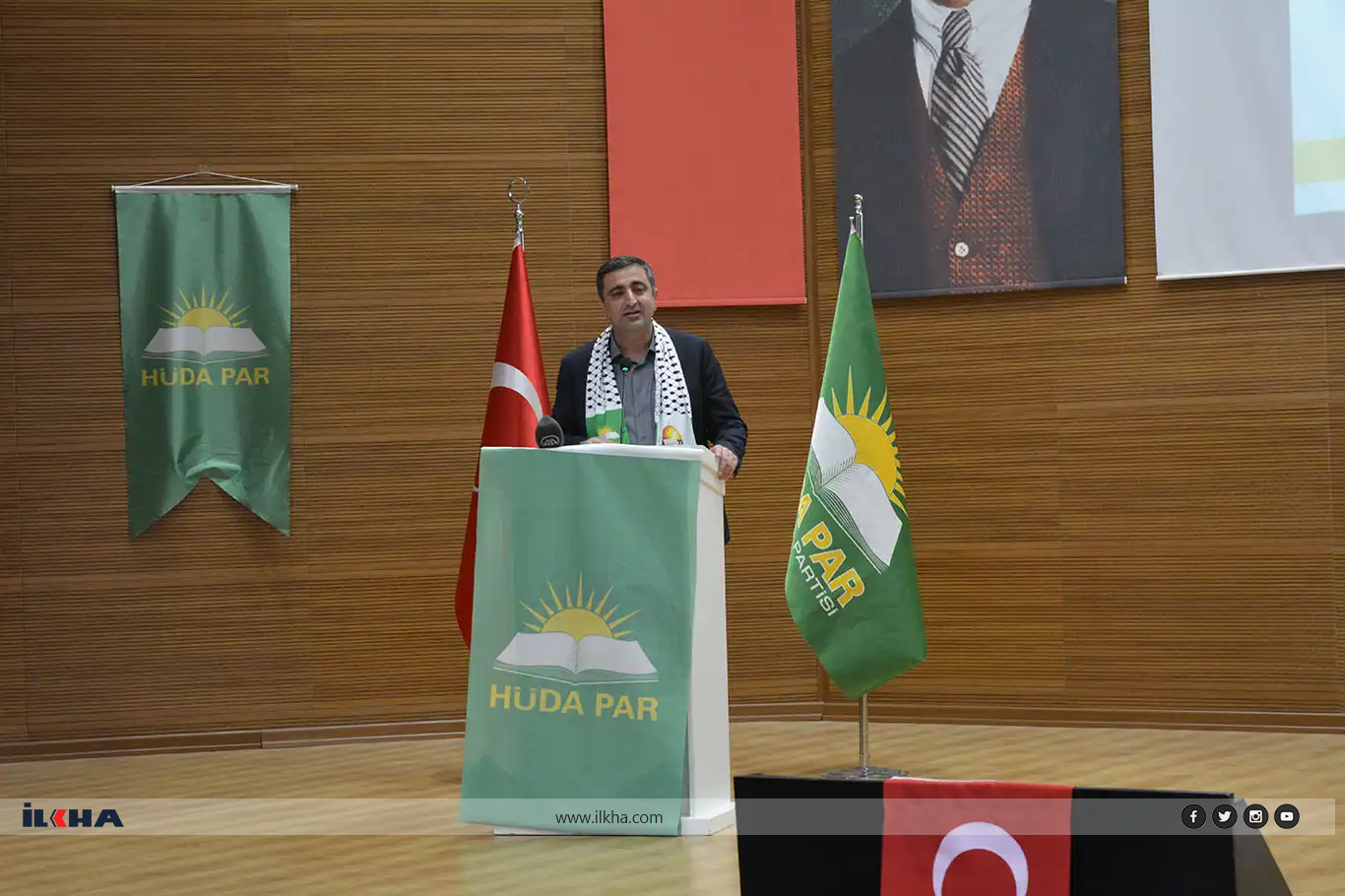 HÜDA PAR Sözcüsü Serkan Ramanlı: Bizi dirilten Filistin ve Gazze oldu