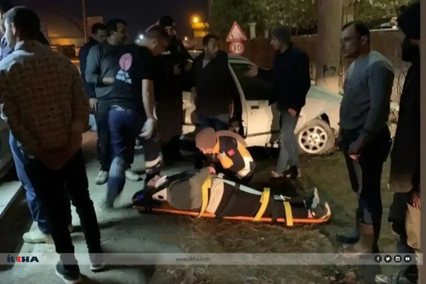 Li Mêrdînê qezaya trafîkê pêk hat: 3 birîndar