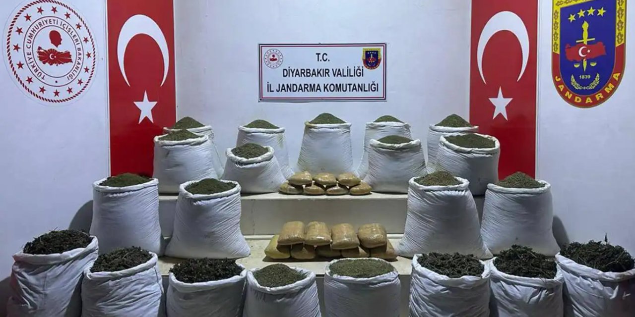 Diyarbakır'da 915 kilogram uyuşturucu madde ele geçirildi