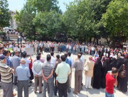 Bursa'da Uluslararası Kudüs Yürüyüşü'ne destek