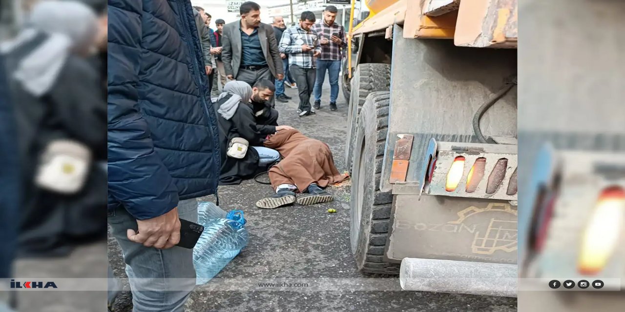 Diyarbakır'da alışverişten dönen kadına hafriyat kamyonu çarptı