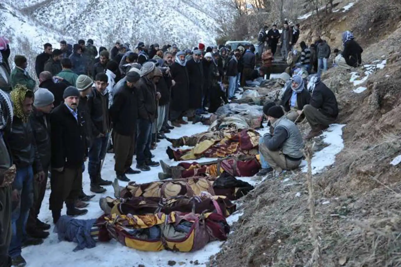 Ji ser qetlîama Roboskî ya ku tê de 34 kes hatin qetilkirin 12 sal derbas bûn