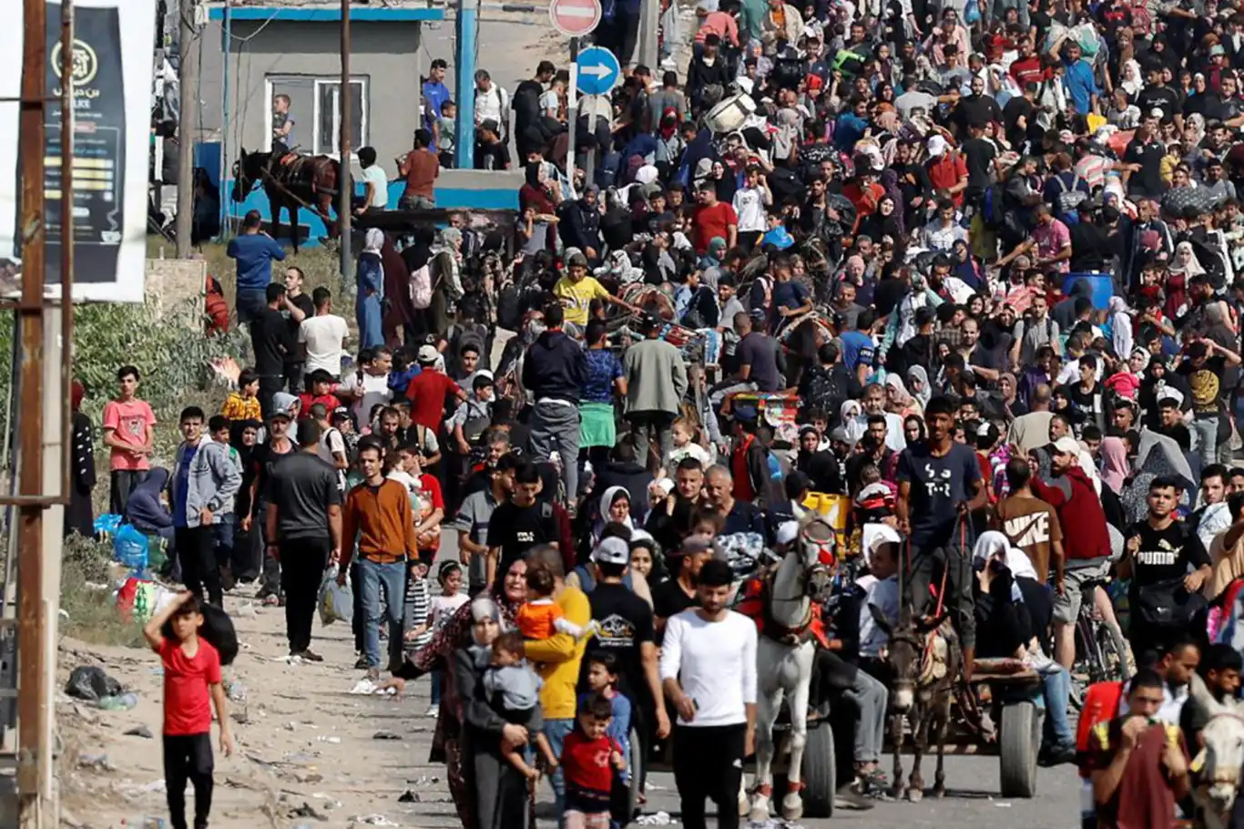 Îşxalkerên sîyonîst, Fîlîstînîyan dûçarê koçê dike